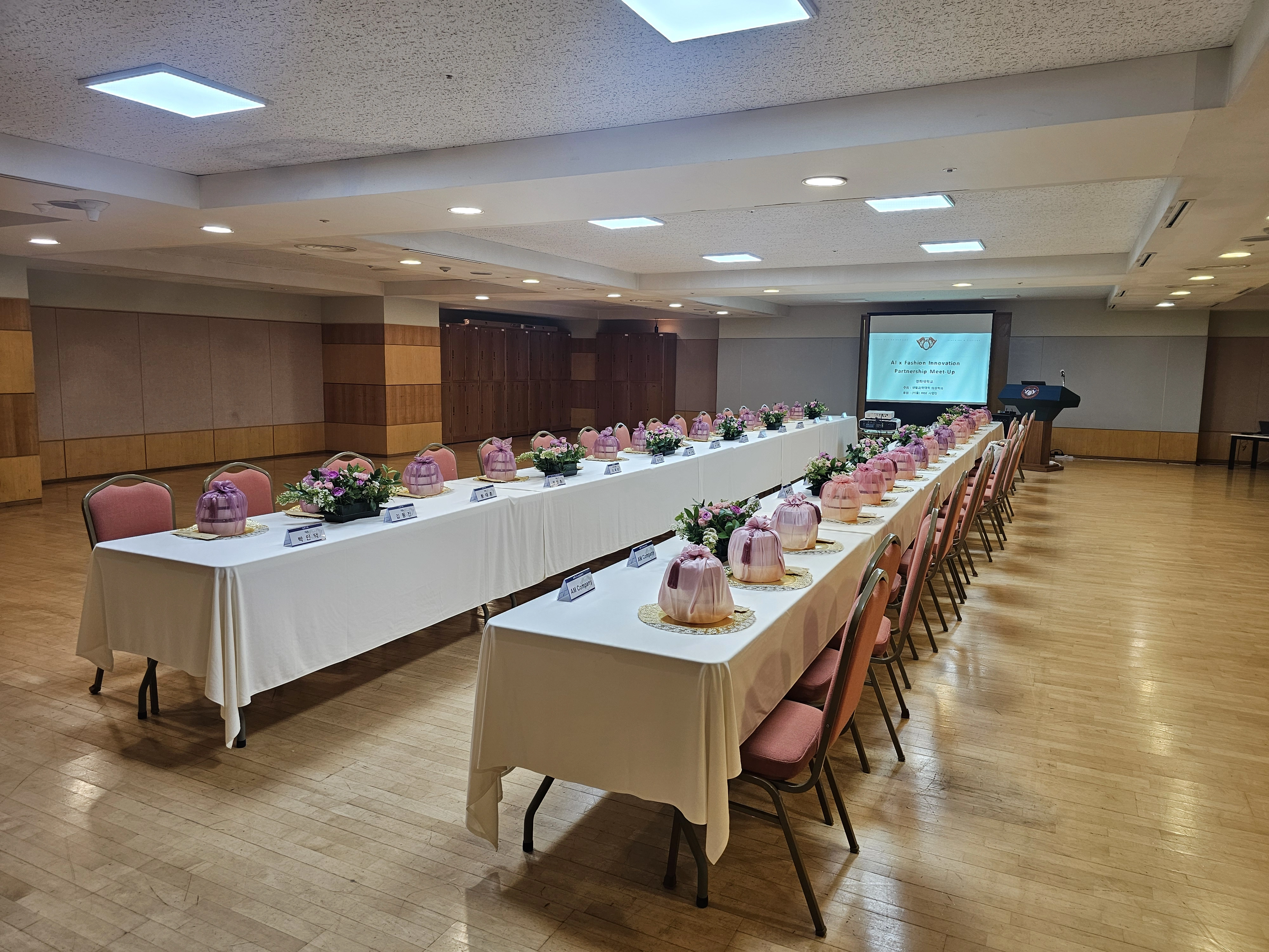 경희대학교 졸업 패션쇼 VIP도시락