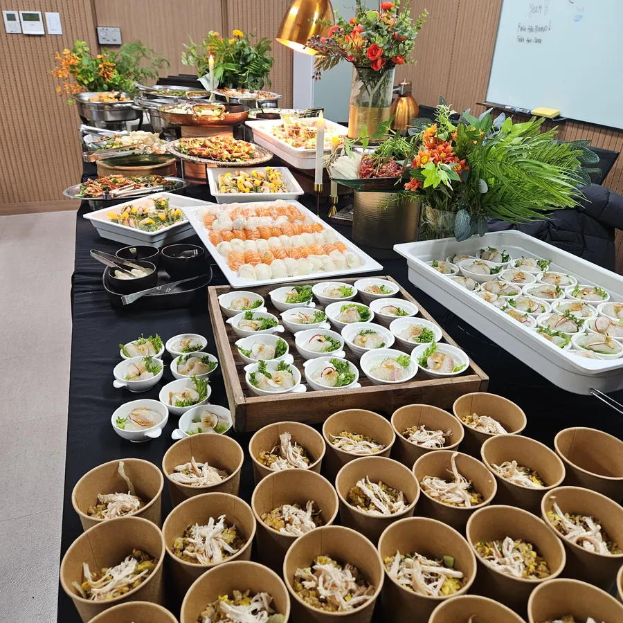 서울의대 케이터링 세팅