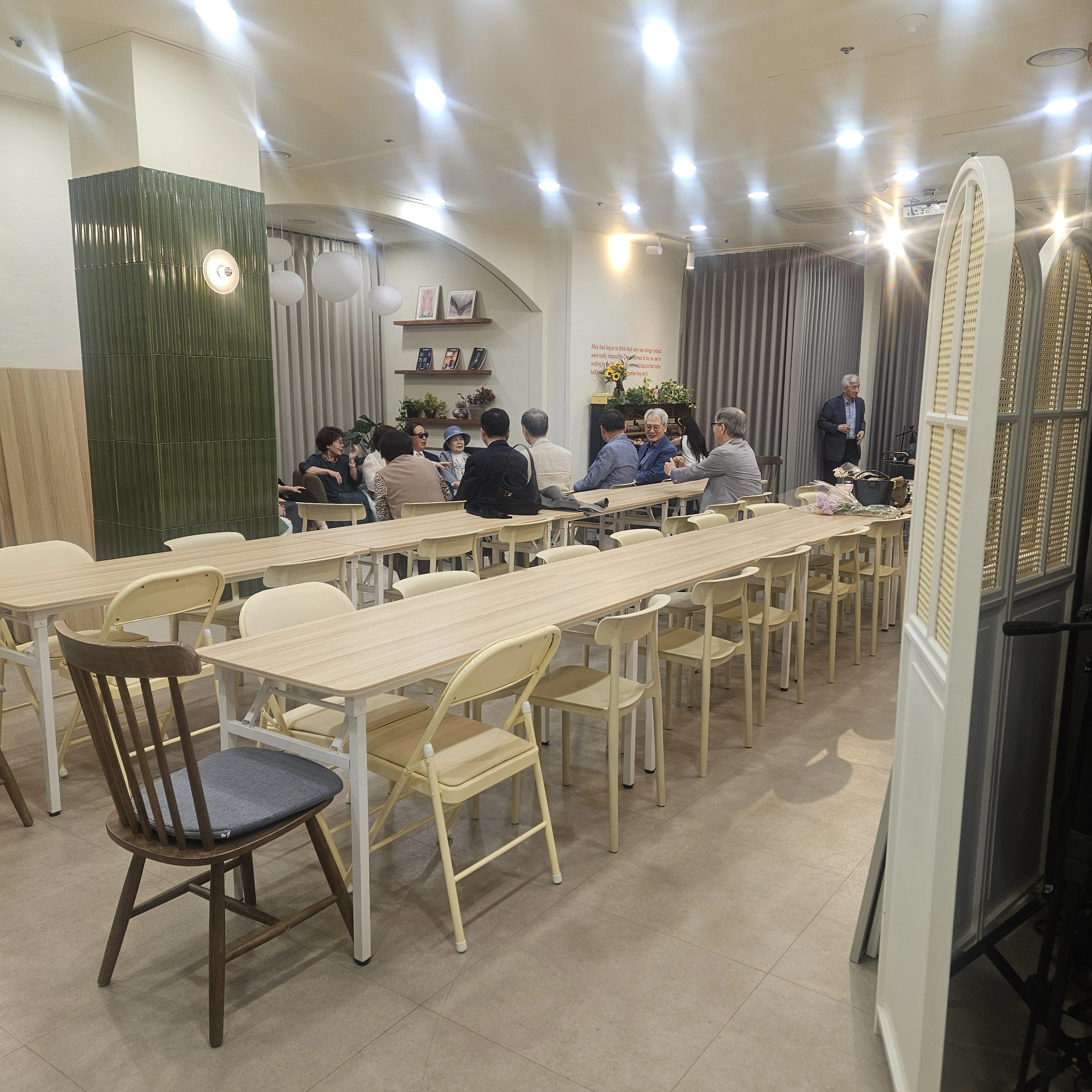 파티 뷔페 세팅